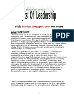 21789824 Leadership Theories Project Report