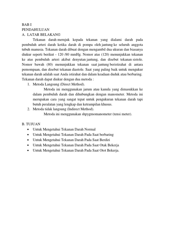 Makalah Tekanan Darah
