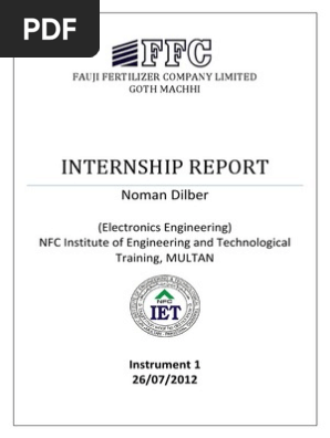 internship report