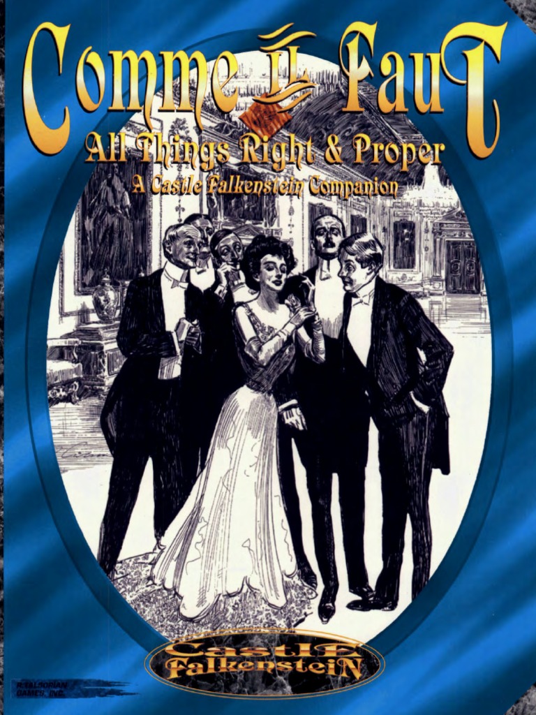 Castle Falkenstein Comme Il Faut | PDF | Vienna | Officer (Armed 