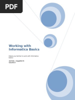 Working With Informatica Basics