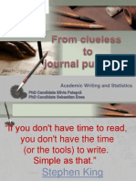 Academic Writing and Statistics