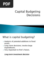 Capital Budgeting