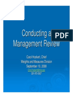 08 Conducting Management Review