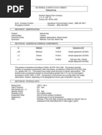 Material Safety Data Sheet: Natural Gas