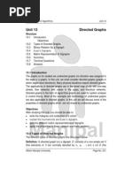 Unit 13 Directed Graphs: Structure