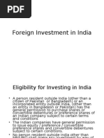 Foreign Investment in India