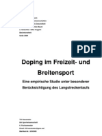 Doping Im Freizeit - Und Breitensport