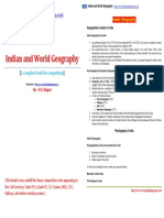 Indian and World Geography