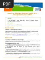 Logement Et Urbanisme-SoutienUrbanismeMilieuRuralEcoQuartiers