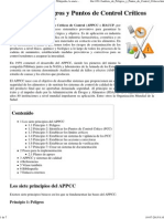 Análisis de Peligros y Puntos de Control Críticos - Wikipedia, La Enciclopedia Libre PDF