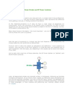 RF Combiners and Dividers