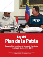 Ley Del Plan de La Patria 2013 - 2019