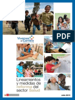 Documento Preliminar de Reforma Del Sector Salud