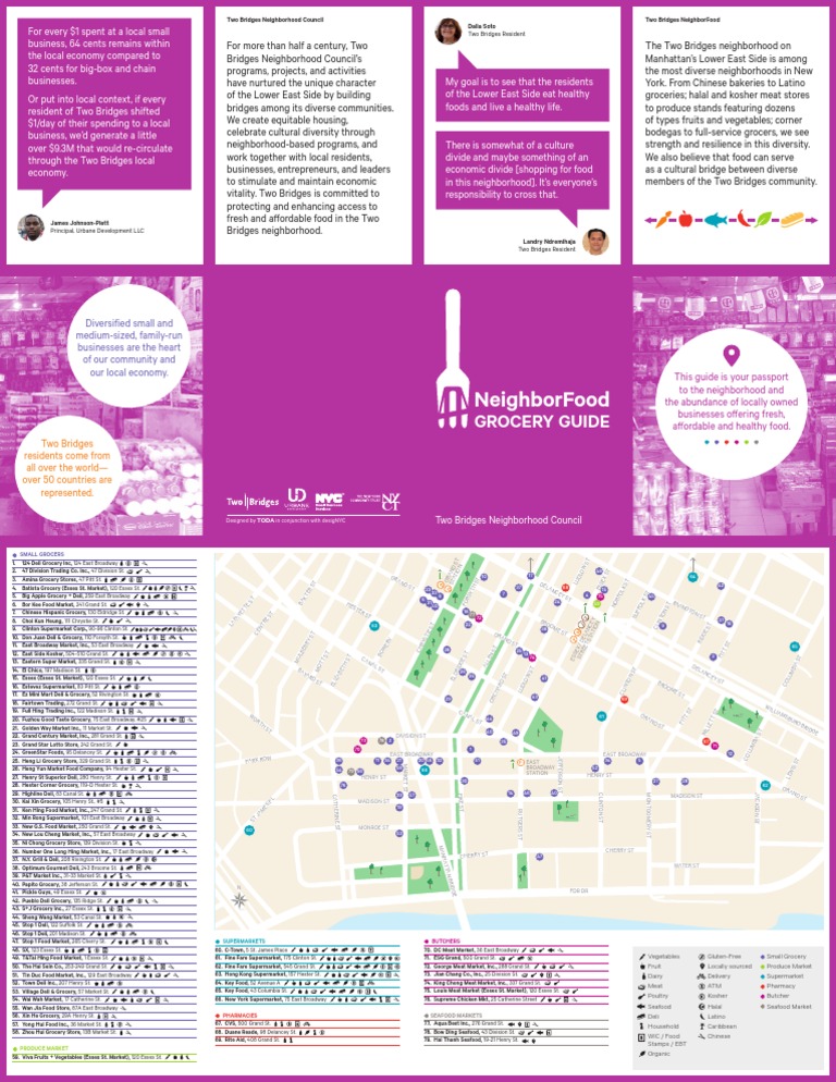 Two Bridges Grocery Guide PDF Grocery Store Lower East Side