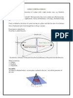 CONIC CURVES (CONICS