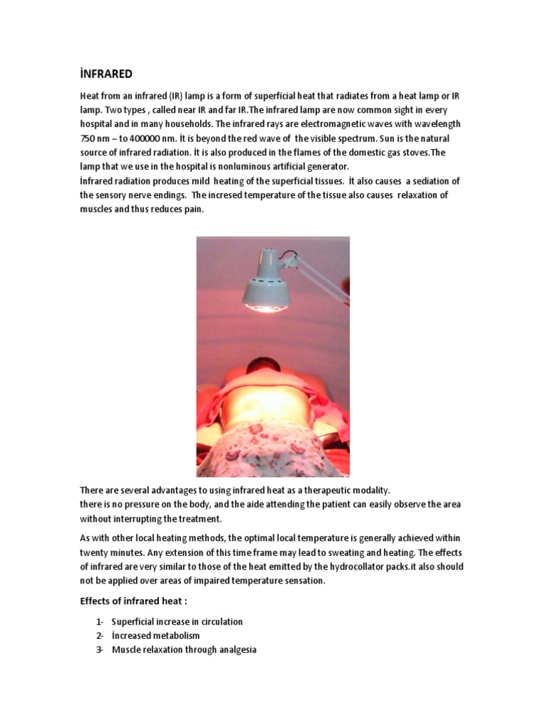 Infrared Therapy for Medical Use | PDF