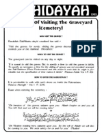 Leaflet - Etiquettes of Visiting the Cemetary