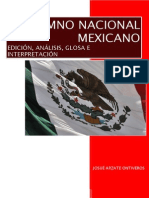 Himno Nacional Mexicano edición análisis glosa interpretación