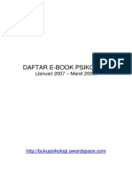 Daftar | PDF | Pikiran | Psikologi