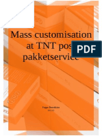 Mass Customisation at TNT Post Pakketservice