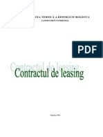 Contractul de Leasing