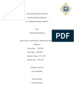 Mantenimiento Industrial Proyecto Final