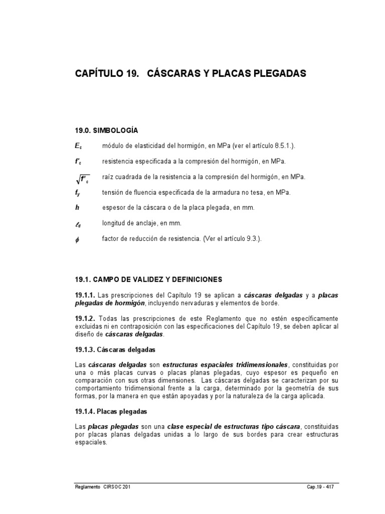Diseño de Cáscaras y Placas Plegadas | PDF | Elasticidad (Física ...