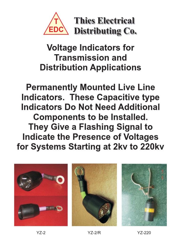 High Voltage Live Line Indicators | PDF