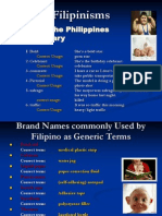 Filipinisms Presentation