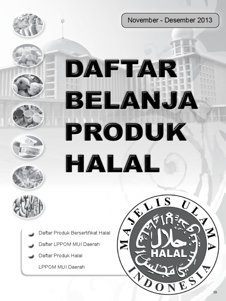 Produk Halal Mui November Desember 2013