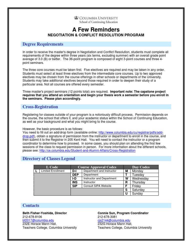 Reminders Fall2009 | PDF | Academic Term | Change