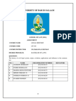 The Legal Civil Law System