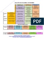 Programación Mes de Setiembre