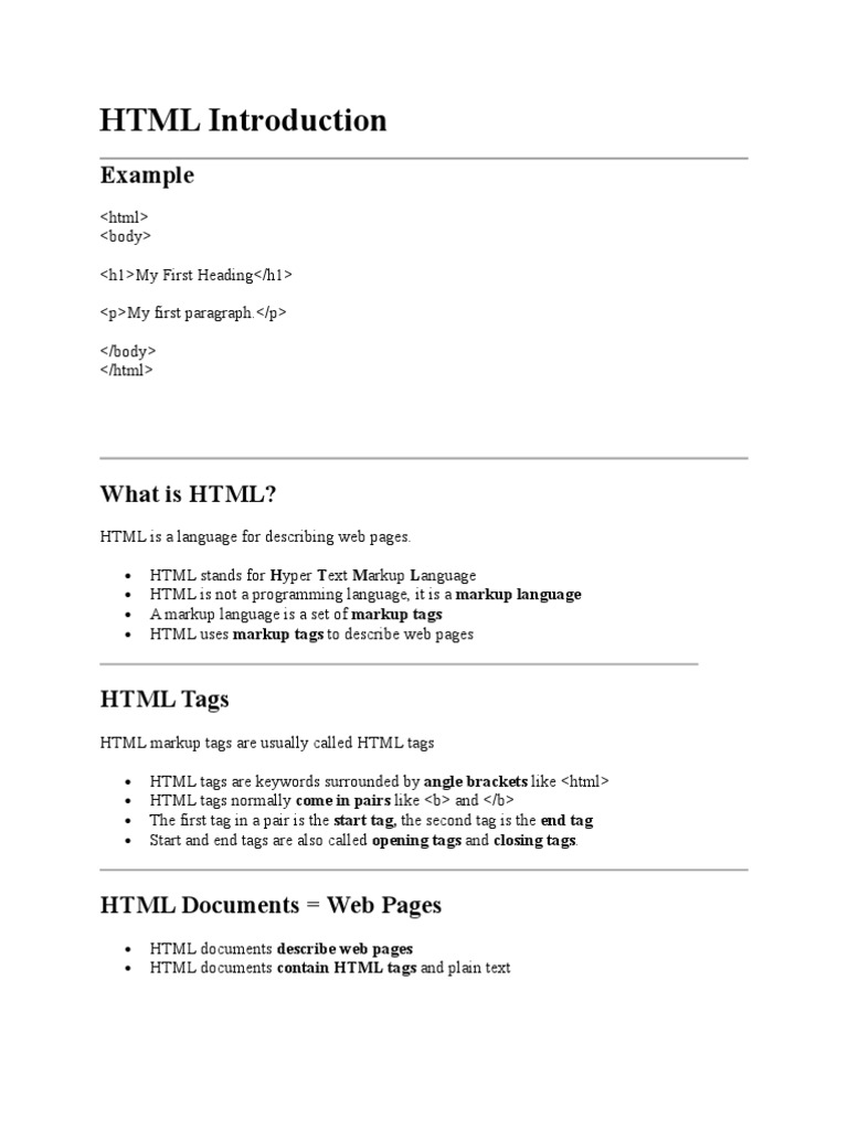 Html introduction essay image