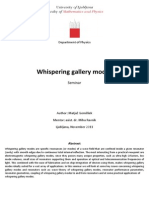 Whispering Gallery Modes