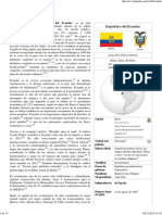 Ecuador - Wikipedia, La Enciclopedia Libre