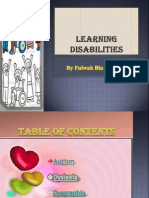 Learning Disabilities Project