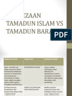 Perbezaan Tamadun Islam vs Tamadun Barat