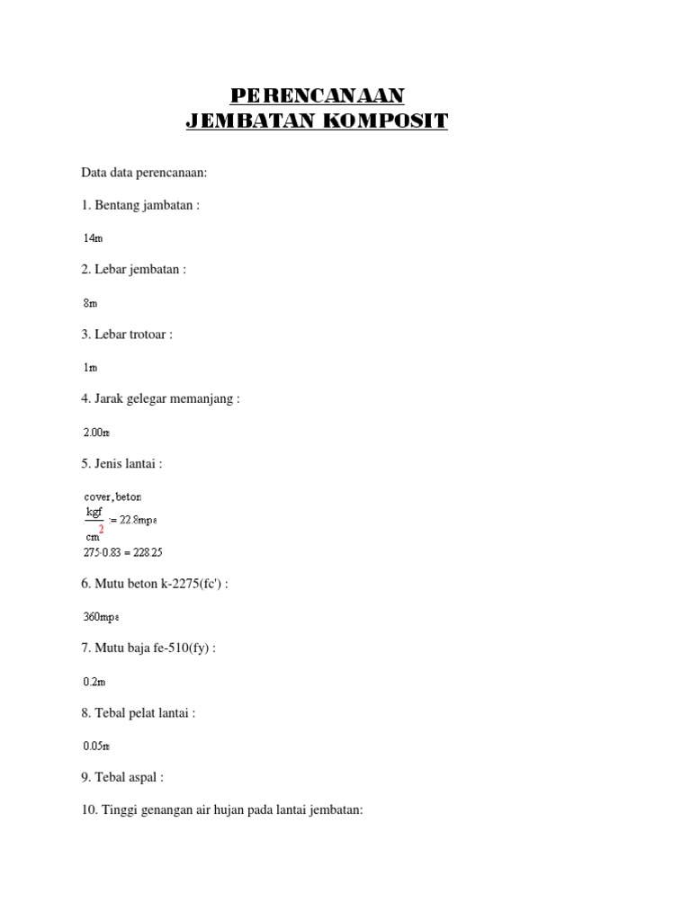 Perencanaan Jembatan Komposit Pdf