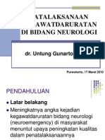 Penatalaksanaan Kegawatdaruratan Neurologi