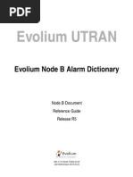 Evolium Node B Alarm Dictionary for the 3G 