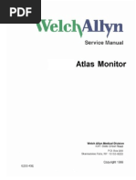 WelchAllyn Atlas Monitor - Service Manual