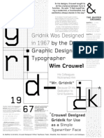 Gridnik Was Designed in 1967 by The Dutch Graphic Designer + Typographer