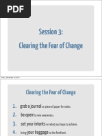 s03 Clearing The Fear of Change