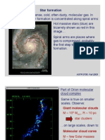 Star Formation: ASTR 3730: Fall 2003