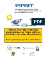 ESPRIT Raccordement Des Centrales PV Au RPD BT en France