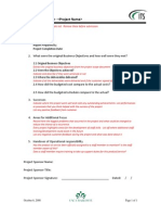 ITS Project Close Report Template