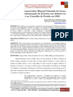 Um General Conservador: Manuel Felizardo de Souza e Mello e A Modernização Do Exército Nos Debates No Senado e No Conselho de Estado em 1850 - Carlos Eduardo de Medeiros Gama