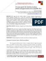 O Brasil Como Parte Da América Latina: o Projeto Identitário-Integracionista de Leopoldo Zea - Luciano Dos Santos